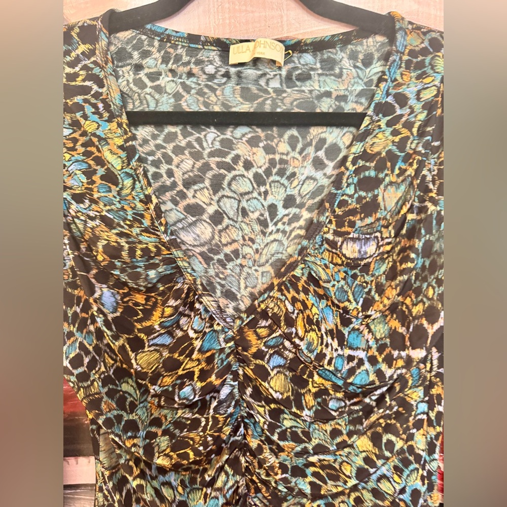 Ulla Johnson Ruched V-Neck Top  size M - Picture 4 of 10